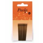 Asuer Horquilla Con Bolita 5cm Castaño Paola 12uds